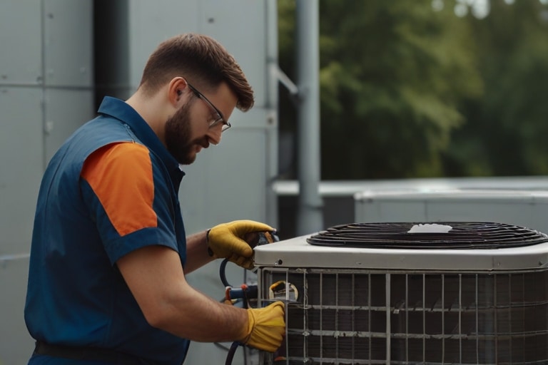 technician repair HVAC